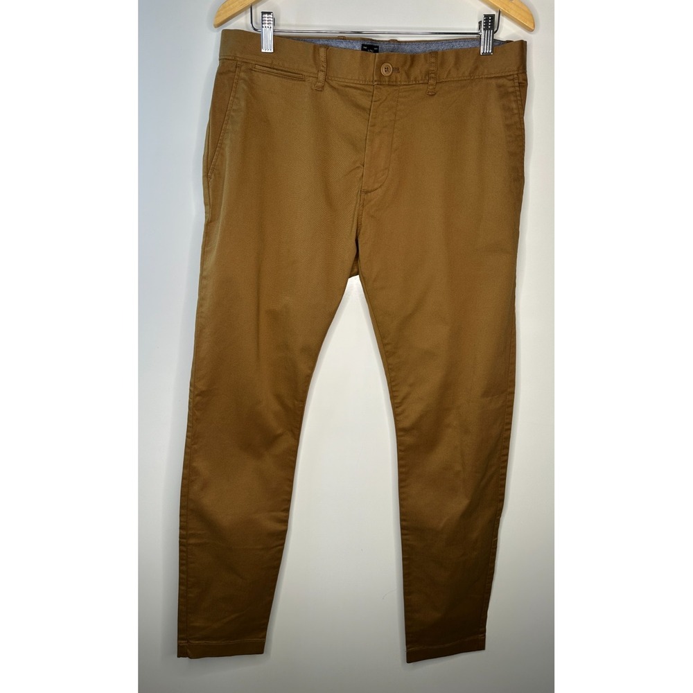 New J.Crew 250 Skinny Fit Stretch Chino Pants Men's Size 34 x 34 Brown Khaki - Picture 13 of 13